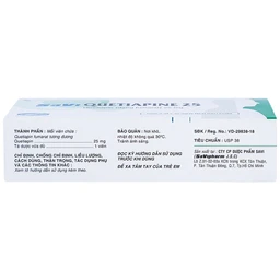 Thuốc Savi Quetiapine 25 điều trị tâm thần phân liệt (3 vỉ x 10 viên)