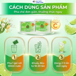 Bột sủi thanh nhiệt Sensa Cools Fizz (6 gói) 5