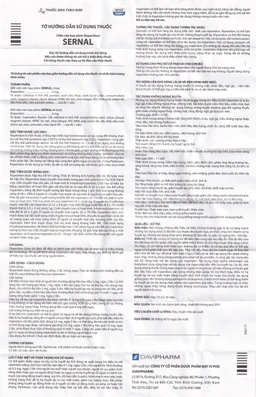 Thuốc Sernal-4 Davipharm điều trị bệnh loạn tâm thần cấp và mạn (10 vỉ x 10 viên)