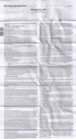 Thuốc Seroquel XR 50mg AstraZeneca điều trị tâm thần phân liệt (3 vỉ x 10 viên)