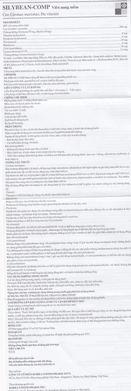 Thuốc Silybean-Comp United hỗ trợ điều trị bệnh gan mãn tính, gan nhiễm mỡ (6 vỉ x 10 viên)