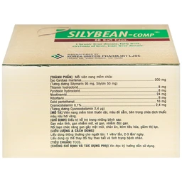 Thuốc Silybean-Comp United hỗ trợ điều trị bệnh gan mãn tính, gan nhiễm mỡ (6 vỉ x 10 viên)