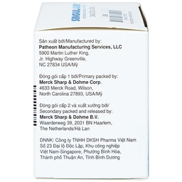 Cốm Singulair 4mg MSD điều trị hen phế quản mạn tính (28 gói)