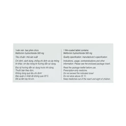 Thuốc Siofor 500 Berlin điều trị đái tháo đường típ 2 (4 vỉ x 15 viên)