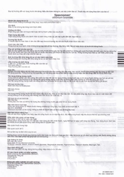 Thuốc Spasmomen Menarini điều trị hội chứng đại tràng kích thích (3 vỉ x 10 viên)