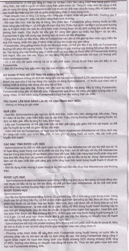 Thuốc Spiromide 40 Searle chẩn đoán và điều trị cường Aldosterone nguyên phát (3 vỉ x 10 viên) 