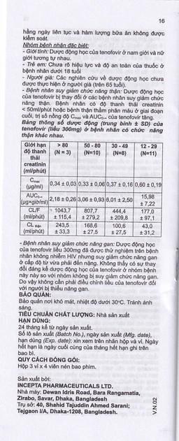 Thuốc Stemvir Incepta hỗ trợ điều trị nhiễm HIV-1 (3 vỉ x 4 viên)