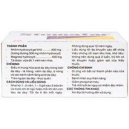Viên nhai Stomafar Pharmedic điều trị trung hòa acid dạ dày (10 vỉ x 8 viên) 5