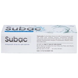 Gel bôi Su Bạc kháng khuẩn, làm sạch da (25g)