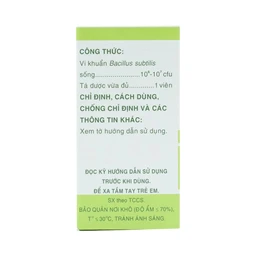 Thuốc Subtyl Mekophar điều trị tiêu chảy, viêm ruột (20 viên) 2