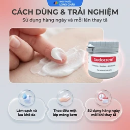 Kem bôi cho bé Sudocrem bảo vệ da, ngăn ngừa hăm tã (60g) 5