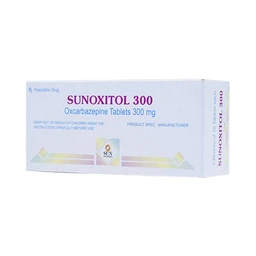 Thuốc Sunoxitol 300 Sun Pharma điều trị động kinh cục bộ (5 vỉ x 10 viên)