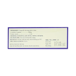 Thuốc Sylhepgan Nam Hà điều trị tăng amoniac huyết (12 vỉ x 5 viên)