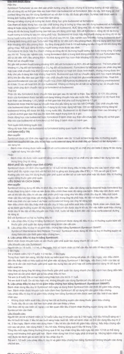 Thuốc bột để hít Symbicort AstraZeneca điều trị hen suyễn (120 liều)