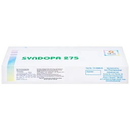 Thuốc Syndopa 275 Sun Pharma điều trị triệu chứng bệnh Parkinson (5 vỉ x 10 viên)