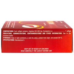 Thuốc Targinos 400 Mebiphar điều trị duy trì tăng amoniac máu (12 vỉ x 5 viên)