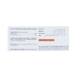 Thuốc Tazilex Davipharm điều trị trước khi phẫu thuật tuyến giáp (10 vỉ x 10 viên) 