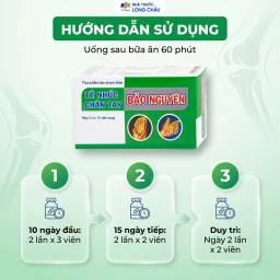 Viên uống hỗ trợ giảm tê nhức chân tay, đau mỏi vai gáy, tăng cường lưu thông khí huyết Tê Nhức Chân Tay Bảo Nguyên (3 vỉ x 10 viên) 5