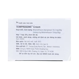 Kem bôi Temprosone Cream điều trị vảy nến, viêm da thượng bì (30g)