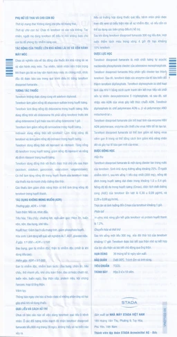 Thuốc Tenofovir STADA 300mg điều trị nhiễm HIV-1, viêm gan B (3 vỉ x 10 viên) 