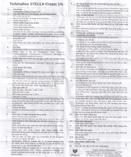 Kem bôi da Terbinafine Stella Cream 1% (10g) điều trị nhiễm nấm ở da, lang ben