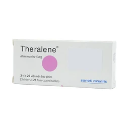 Thuốc Theralene Sanofi hỗ trợ điều trị các triệu chứng viêm mũi dị ứng, mày đay (40 viên)