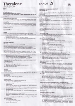 Siro Theralene Sanofi điều trị mất ngủ, viêm mũi (90ml)