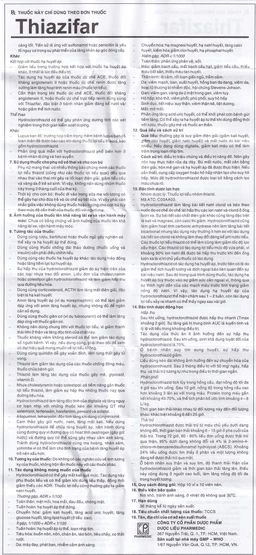 Thuốc Thiazifar Pharmedic điều trị suy tim, tăng huyết áp (10 vỉ x 10 viên) 