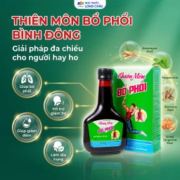 Hỗ trợ giảm ho Thiên Môn Bổ Phổi Bình Đông (280ml) 2