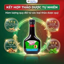 Hỗ trợ giảm ho Thiên Môn Bổ Phổi Bình Đông (280ml) 4