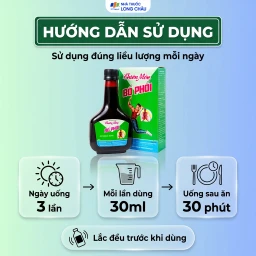 Hỗ trợ giảm ho Thiên Môn Bổ Phổi Bình Đông (280ml) 5