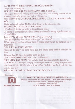 Viên ngậm ho Bổ Phế Nam Hà tiêu đờm, bổ phổi, sát trùng họng (2 vỉ x 12 viên)