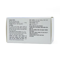 Thuốc Timmak 3mg S.P.M điều trị rối loạn tuần hoàn thể đứng (6 vỉ x 10 viên)