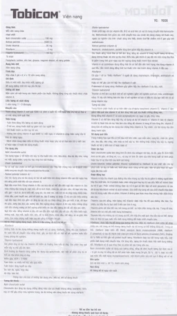 Thuốc Tobicom ICA hỗ trợ điều trị mỏi mắt, đau nhức mắt (3 gói x 6 vỉ x 10 viên)