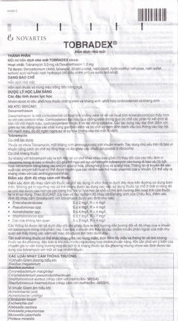 Hỗn dịch nhỏ mắt Tobradex điều trị tình trạng viêm ở mắt (5ml)