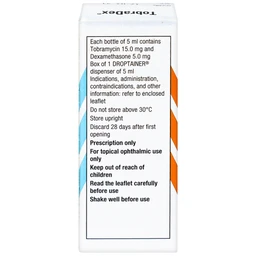 Hỗn dịch nhỏ mắt Tobradex điều trị tình trạng viêm ở mắt (5ml)