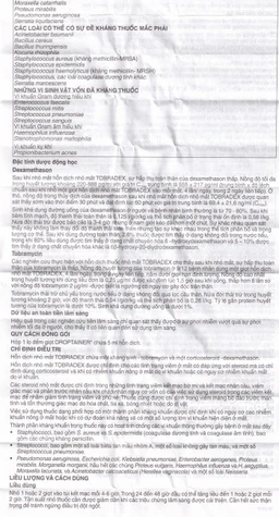 Hỗn dịch nhỏ mắt Tobradex điều trị tình trạng viêm ở mắt (5ml)