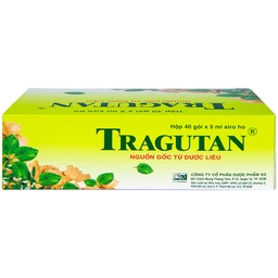 Siro ho Tragutan Dược điều trị các chứng ho, sát trùng đường hô hấp (40 gói x 5ml)
