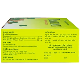 Siro ho Tragutan Dược điều trị các chứng ho, sát trùng đường hô hấp (40 gói x 5ml)