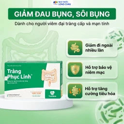 Viên hỗ trợ viêm đại tràng cấp và mãn tính Tràng Phục Linh (2 vỉ x 10 viên) 4