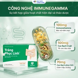Viên hỗ trợ viêm đại tràng cấp và mãn tính Tràng Phục Linh (2 vỉ x 10 viên) 3