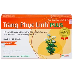 Viên giảm triệu chứng ruột Tràng Phục Linh Plus (2 vỉ x 10 viên)