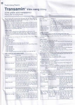 Thuốc Transamin Olic điều trị bệnh bạch cầu, thiếu máu bất sản (10 vỉ x 10 viên)