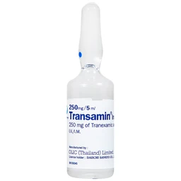 Thuốc tiêm Transamin Injection Daiichi điều trị bệnh bạch huyết, thiếu máu không tái tạo (1 vỉ x 10 ống x 5ml)