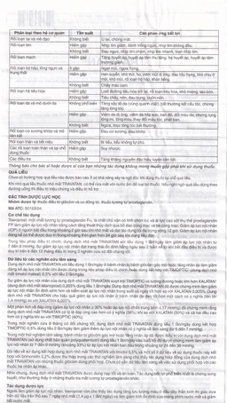 Thuốc nhỏ mắt Travatan Novartis làm giãn nhãn áp (2,5ml)