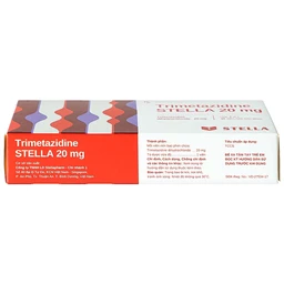 Thuốc Trimetazidine Stella 20mg điều trị đau thắt ngực ổn định (2 vỉ x 30 viên) 