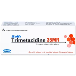 Thuốc Savi Trimetazidine 35MR điều trị đau thắt ngực (3 vỉ x 10 viên)