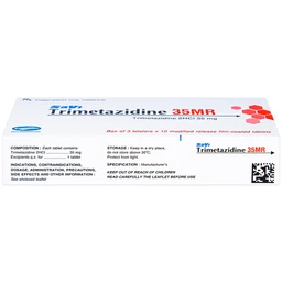 Thuốc Savi Trimetazidine 35MR điều trị đau thắt ngực (3 vỉ x 10 viên)