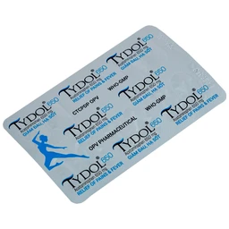 Thuốc Tydol 650 OPV giảm đau và hạ sốt từ nhẹ đến trung bình (10 vỉ x 10 viên)