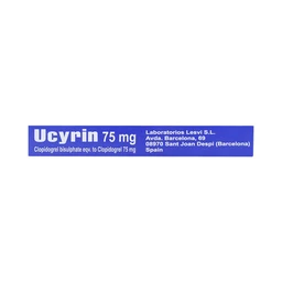 Thuốc Ucyrin 75mg Lesvi giảm những biến cố xơ vữa động mạch (2 vỉ x 14 viên)